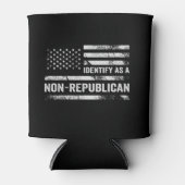 Ik Identificeer Me Als Niet-Republikeins Grappige  Blikjeskoeler (Voorkant)