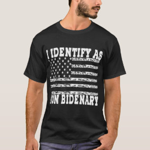 Ik identificeer me als niet-vertrouwelijk t-shirt