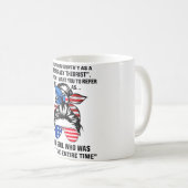 Ik identificeer me niet langer als complottheorist koffiemok (Voorkant rechts)