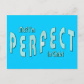 Ik? Ik ben perfect...Christus - Hebreeuws 10:14 Briefkaart (Voorkant)