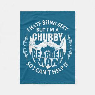 Ik Ik Haat Maar Chubby Baard Papa Fleece Deken
