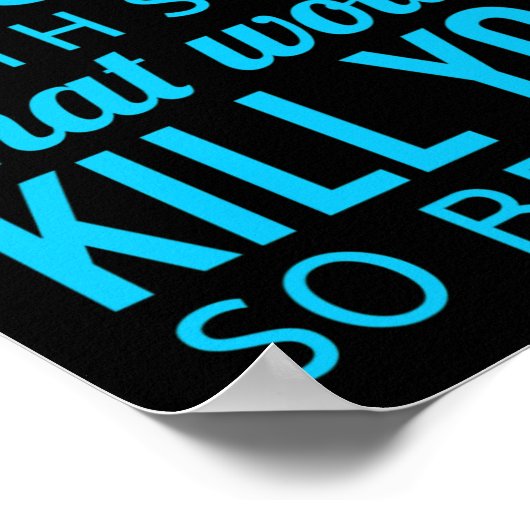 Ik injecteer mezelf met leuke dingen Diabetes Awar Poster (Hoek)