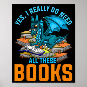 Ik Ja Heb Alle Boeken Draak Poster