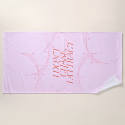 Ik jaag niet, ik trek aan strandlaken (Voorkant)