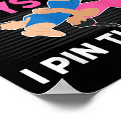 Ik jaag niet op jongens in die worstelende meisjes poster (Hoek)