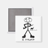 Ik jaag op herten magneet (Voorkant / Achterkant)