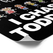 Ik jaag op peuters voor leraren kinderopvang provi poster (Hoek)