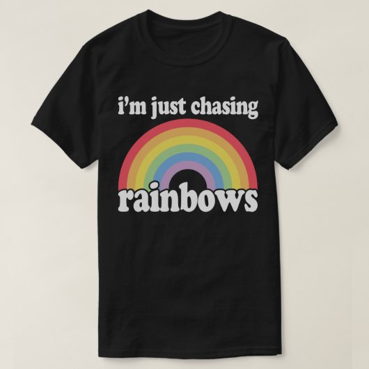 Ik jaag Rainbows Dreamweaver Love Hippie T-Shirt a (Design voorkant)