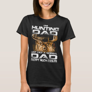 Ik jaag vader — Funny Deer Hunting dad T-Shirt