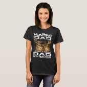 Ik jaag vader — Funny Deer Hunting dad T-Shirt (Voorkant volledig)