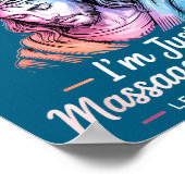 Ik Jezus Geneest Als Massage Therapeut Poster (Hoek)