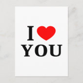 Ik ❤️ jou hou van je... ik heb je gehoord. briefkaart (Voorkant)