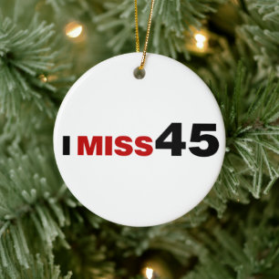 Ik juf 45 keramisch Ornament