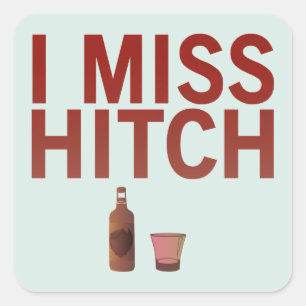 Ik juf Hitch (donker op licht) Stickers