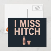 Ik juf Hitch (licht op donker) Briefkaart (Voorkant / Achterkant)