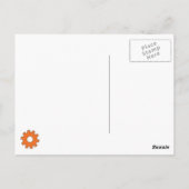 Ik juf Hitch (licht op donker) Briefkaart (Achterkant)