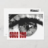 Ik juf je supercool PopArT Briefkaart (Voorkant / Achterkant)