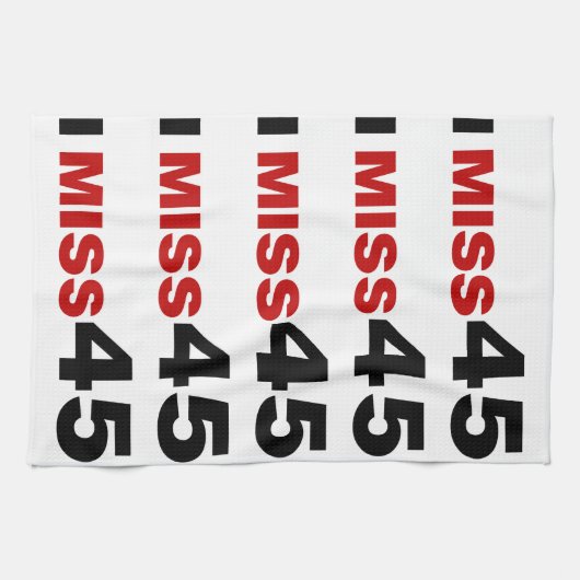 Ik juffrouw 45 keukenhanddoek (Horizontaal)