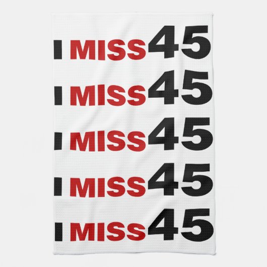 Ik juffrouw 45 keukenhanddoek (Verticaal)