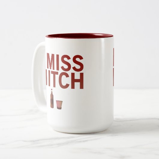 Ik juffrouw Hitch Mok (Voorkant links)