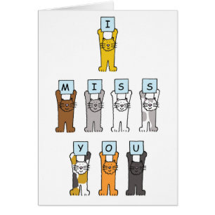 Ik juffrouw je Cartoon katten