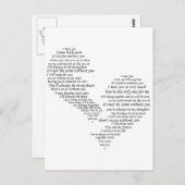 Ik juffrouw je - Gebroken gescheiden hart Briefkaart (Voorkant / Achterkant)