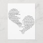 Ik juffrouw je - Gebroken gescheiden hart Briefkaart (Voorkant)