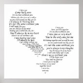 Ik juffrouw je - Gebroken gescheiden hart Poster (Voorkant)