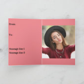 Ik juffrouw je, gevouwen Wenskaart Kaart (Binnen)