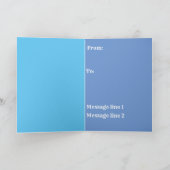 Ik juffrouw je, gevouwen Wenskaart Kaart (Binnen)