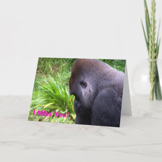 Ik juffrouw je! Gorilla Card Kaart (Voorkant)