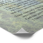 Ik juffrouw je oom Poem Poster (Hoek)