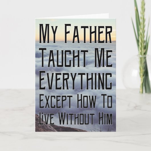 Ik juffrouw je vader kaart (Voorkant)