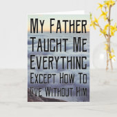 Ik juffrouw je vader kaart (Gele Bloem)