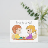 Ik juffrouw je zo goed. briefkaart (Staand voorkant)