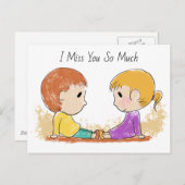 Ik juffrouw je zo goed. briefkaart (Voorkant / Achterkant)