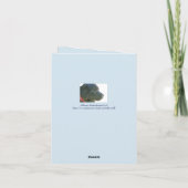 "Ik juffrouw jullie" Mooie, saaie Newfie Dog Kaart (Achterkant)