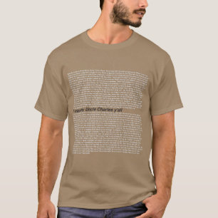 Ik juffrouw mijn oom Charles T-shirt