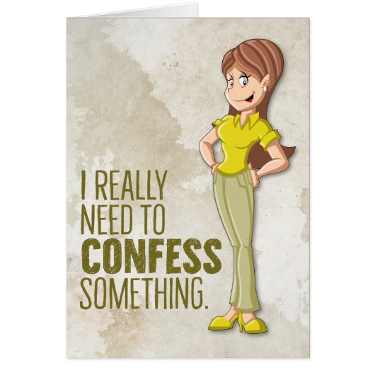 "Ik juffrouw overetend met jou" Funny Birthday Car (Voorkant)