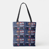 Ik juffrouw President Trump Canvas tas (Achterkant)