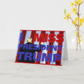 Ik juffrouw President Trump Kaart (Gele Bloem)