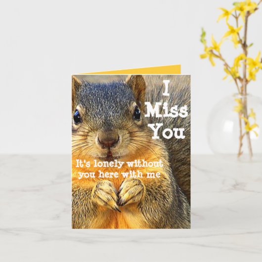 Ik juffrouw U_ Kaart (Gele Bloem)