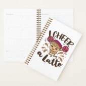 Ik juich een late schattige cheerleading koffie planner (Display)
