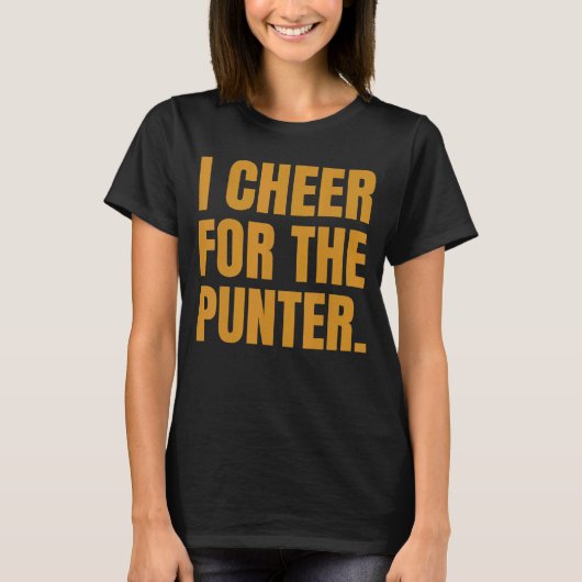 Ik juich voor de Punter 21 T-shirt (Voorkant)