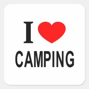 Ik ❤️ KAMPEN Ik hou van KAMPEN Ik HEART KAMPEN Vierkante Sticker