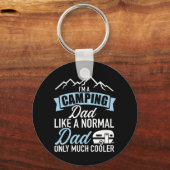 Ik kamperen vader normaal veel koeler Caravan trai Sleutelhanger (Voorkant)