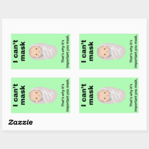 Ik kan 4 papieren stickers niet maskeren