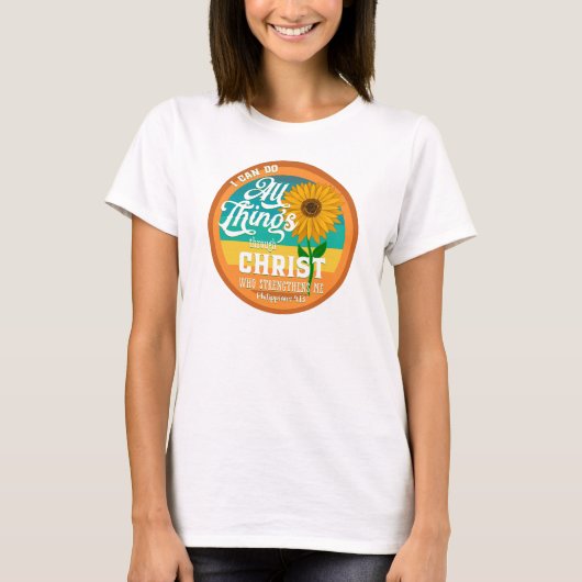 Ik kan alle bijbelse Shirten doen T-shirt (Voorkant)