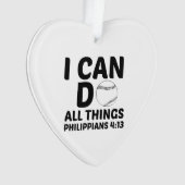 IK KAN ALLE DINGEN BASEBALL DOEN ORNAMENT (voorkant)