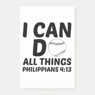 IK KAN ALLE DINGEN BASEBALL DOEN POST-IT® NOTES